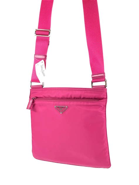 pink prada purse|prada pink nylon bag.